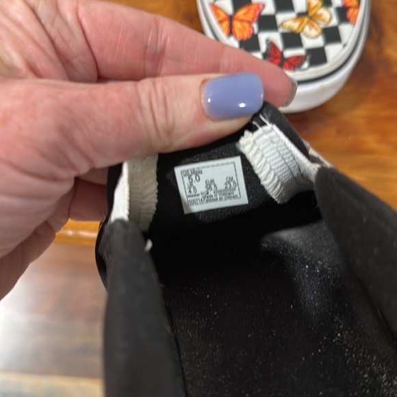 Vans Butterfly Checked Slip On Sneakers - Picture 7 of 7